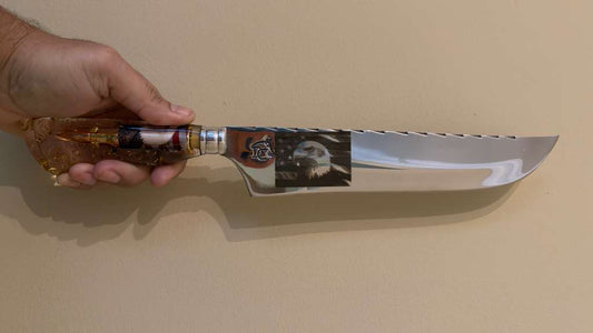 Handmade 10” Knife – American Eagle Tactical Edition