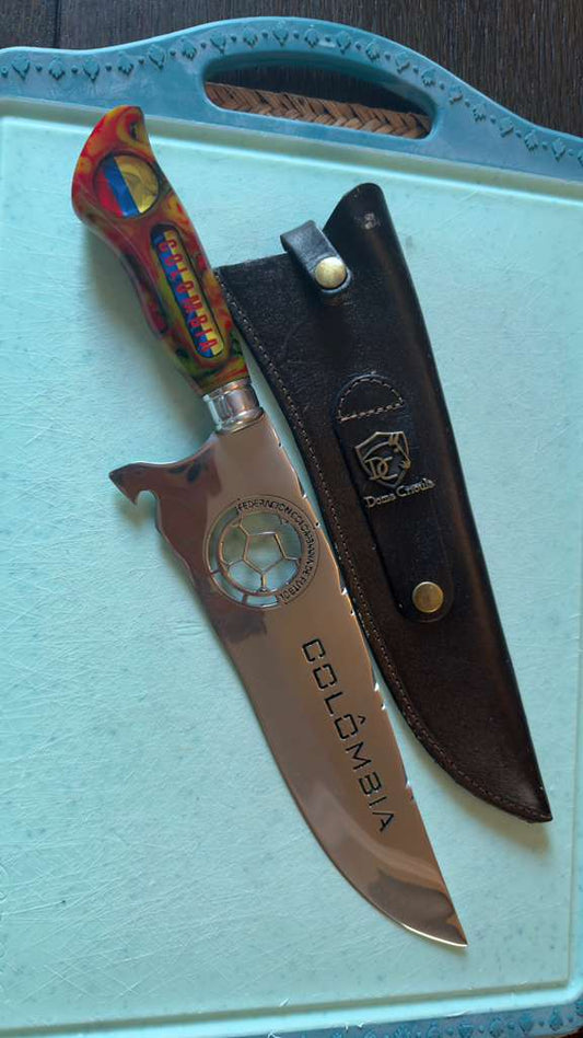 Handmade 10” Knife – Comlombia Edition