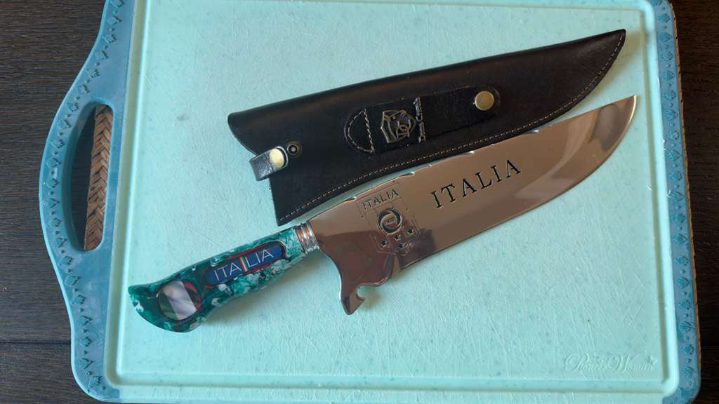 Handmade 10” Knife – Italia Heritage Edition
