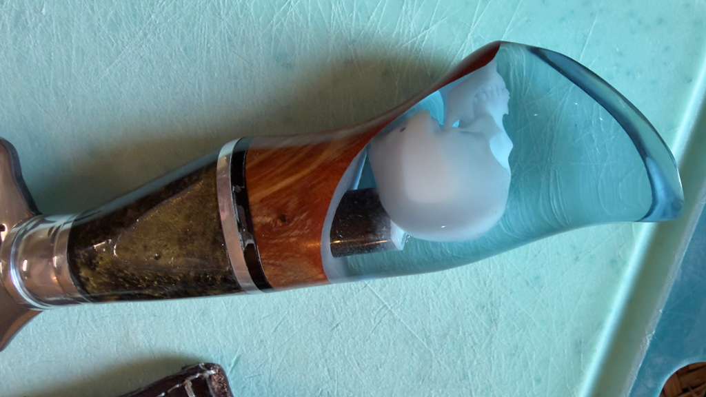 Handmade 10” Knife – Skull Blade Edition