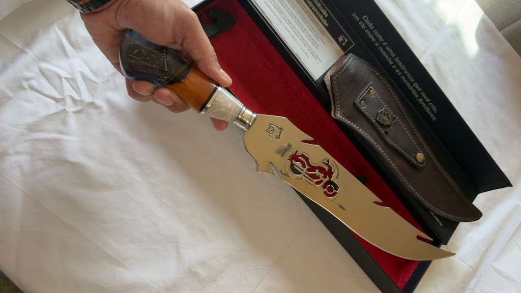 Handmade 10” Knife – Motorcycle Edition