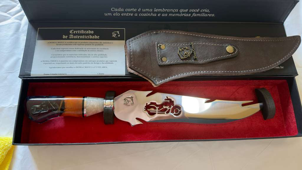 Handmade 10” Knife – Motorcycle Edition