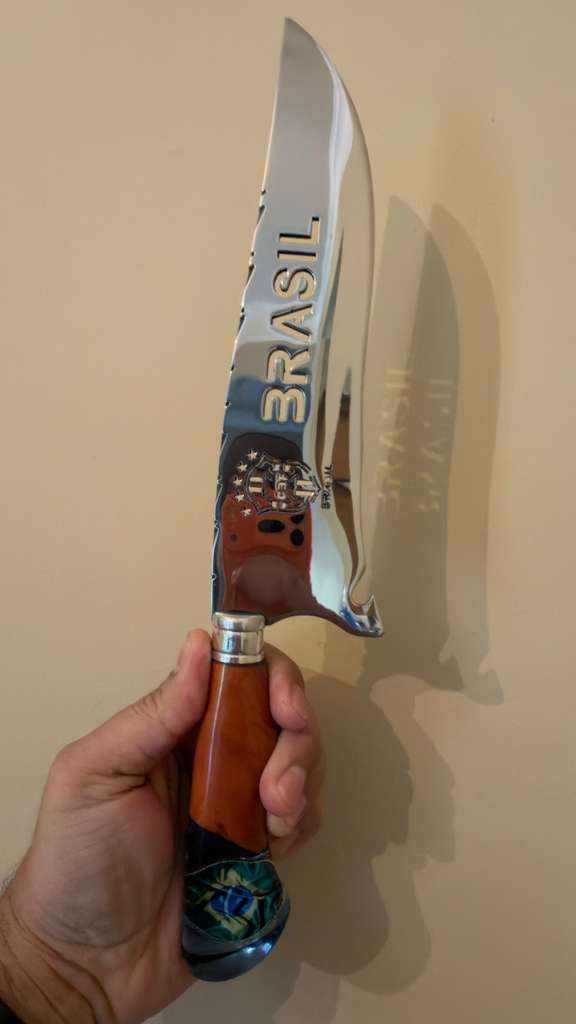 Brazilian Pride - Handmade 10” Knife Brazil Edition