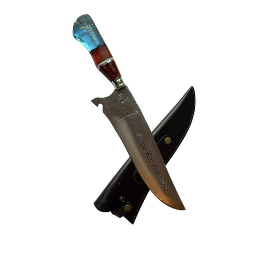 Handmade 10” Jesus King of Kings Knife – Religious Stainless Steel Blade